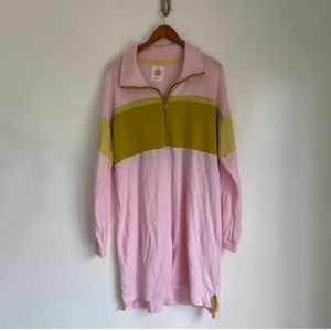 Daily Practice by Anthropologie Sporty Oversized Color Block Shirt Dress Size L